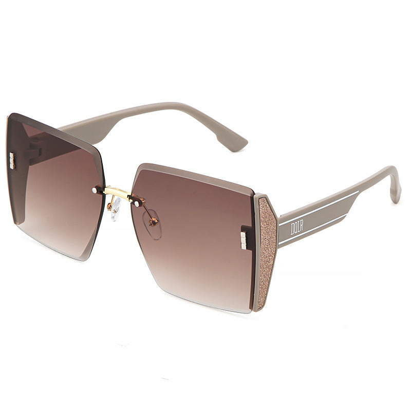 Fashion Sunglasses Square Rimless Cut-edge Summer Glasses - AccessoryWorldHub