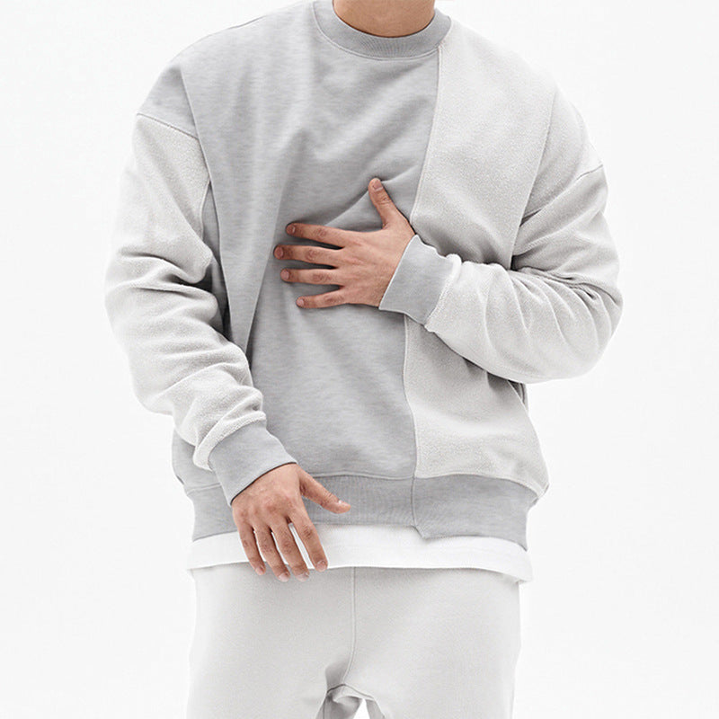 Pullover Round Neck Sweater Loose Men Clothes - AccessoryWorldHub