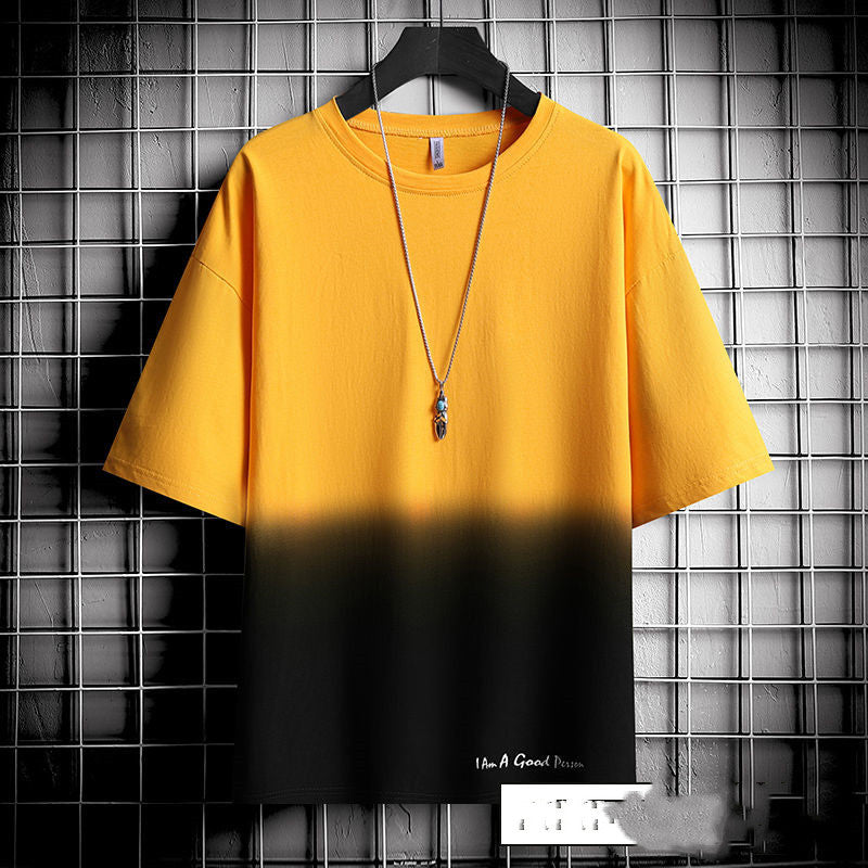 Hong Kong style loose T-shirt men - AccessoryWorldHub