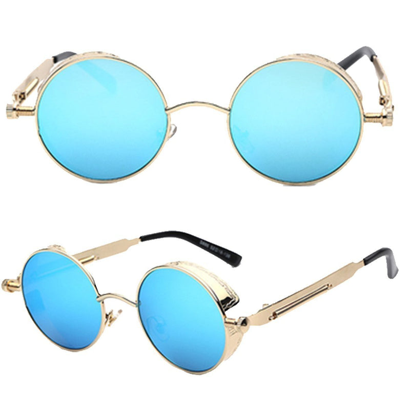 Austin Powers Vintage Round Metal Frame Sunglasses - AccessoryWorldHub