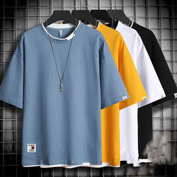 Hong Kong style loose T-shirt men - AccessoryWorldHub