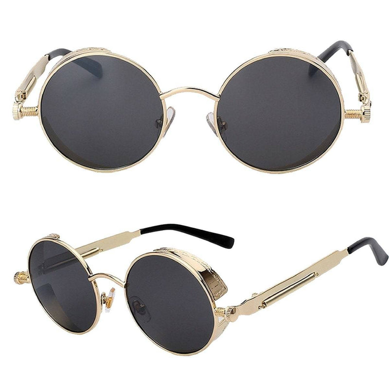 Austin Powers Vintage Round Metal Frame Sunglasses - AccessoryWorldHub