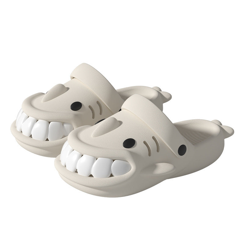 New Cute Funny Shark Slippers Summer Outerdoor Garden Shoes Indoor Non-Slip Floor Home Slipper - AccessoryWorldHub