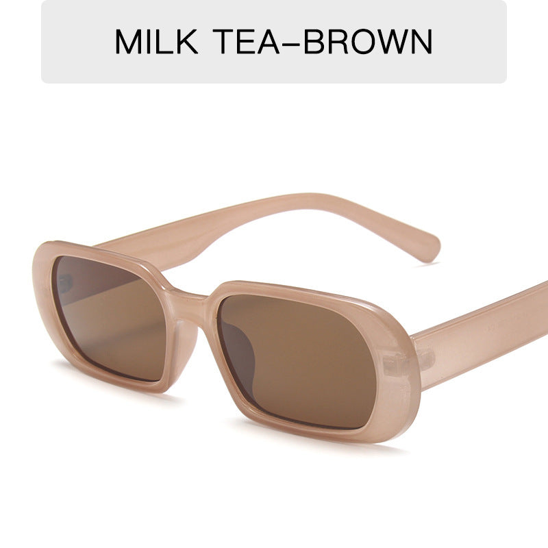 Retro Small Frame Sunglasses Female Candy Color Colorful Fashion Sunglasses - AccessoryWorldHub