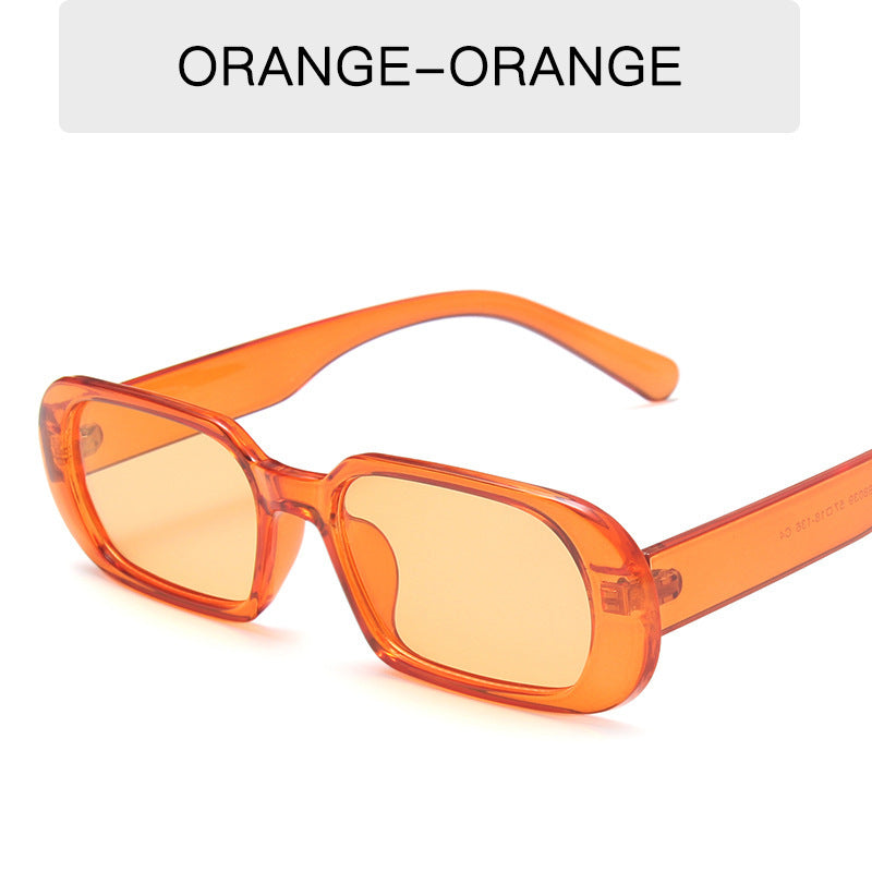 Retro Small Frame Sunglasses Female Candy Color Colorful Fashion Sunglasses - AccessoryWorldHub