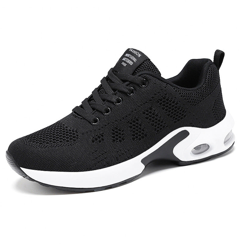 Casual Shoes Breathable Lightweight Mother Shoes Lace-up Cushioned Sneakers Women - AccessoryWorldHub