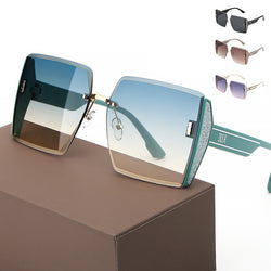 Fashion Sunglasses Square Rimless Cut-edge Summer Glasses - AccessoryWorldHub