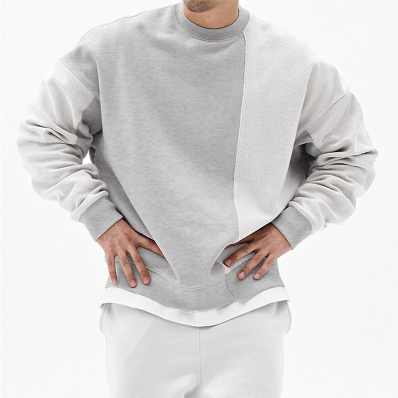 Pullover Round Neck Sweater Loose Men Clothes - AccessoryWorldHub