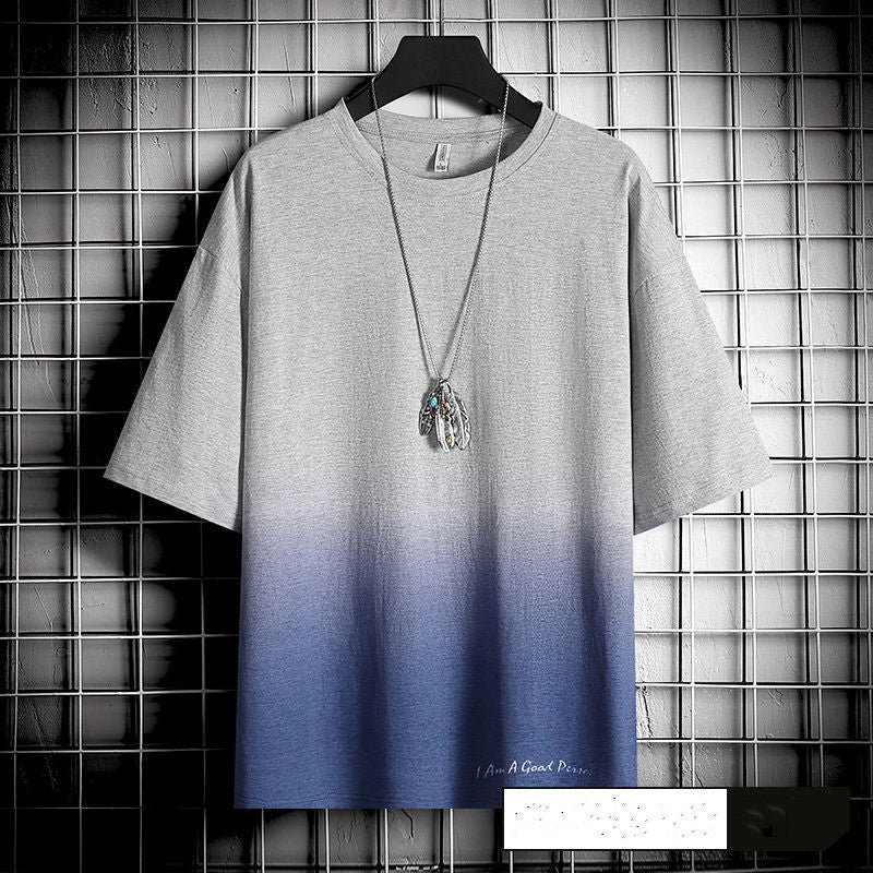 Hong Kong style loose T-shirt men - AccessoryWorldHub