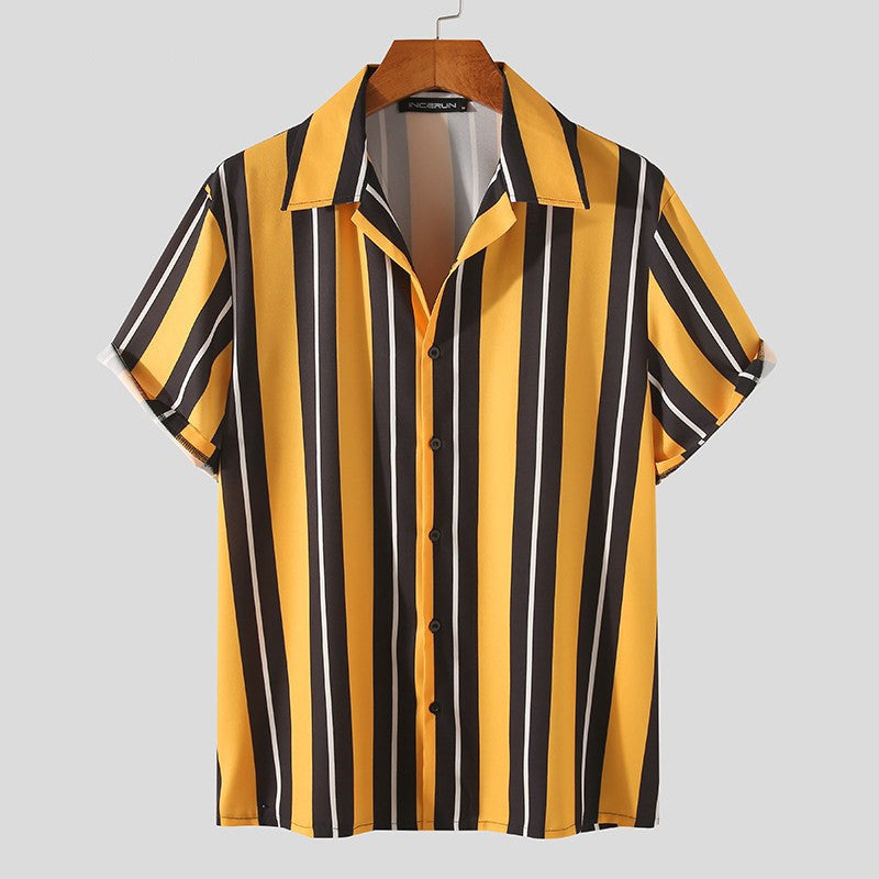 Soft Shirts For Men Shirt Mens Summer Streetwear Casual - AccessoryWorldHub