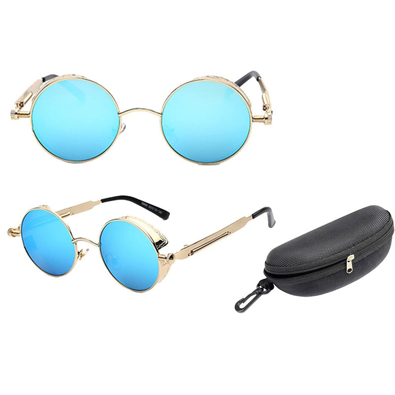 Austin Powers Vintage Round Metal Frame Sunglasses - AccessoryWorldHub