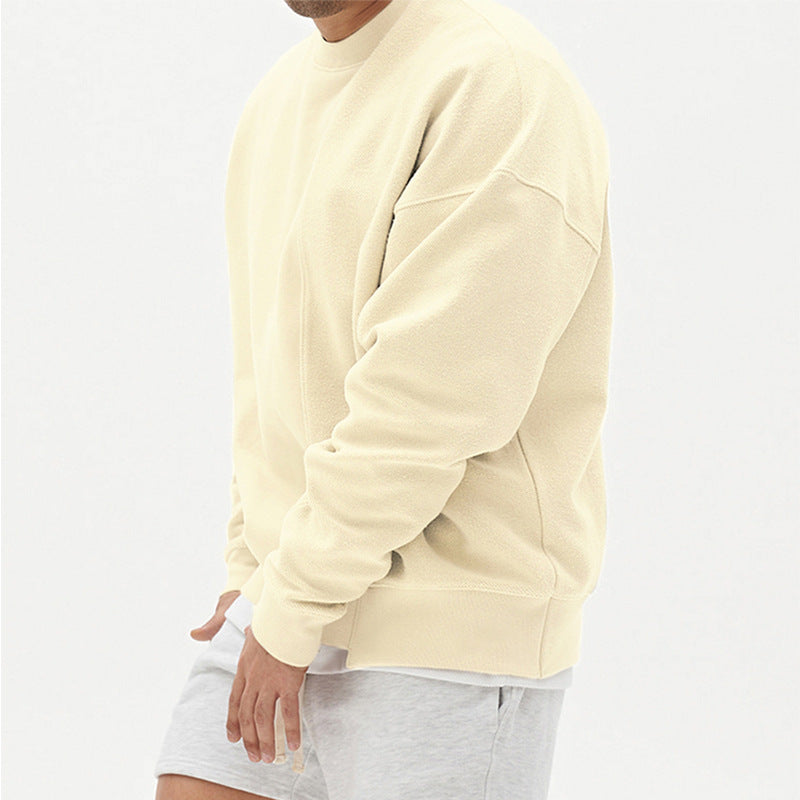 Pullover Round Neck Sweater Loose Men Clothes - AccessoryWorldHub