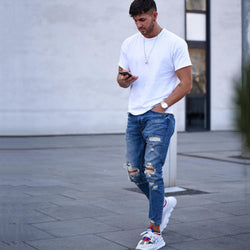 Hole men''s jeans - AccessoryWorldHub