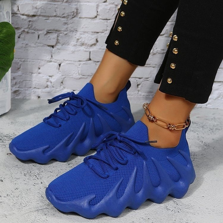 Octopus Knitted Rubber Sole Sneaker Female Male Plus Size Soft Sole Shoes - AccessoryWorldHub