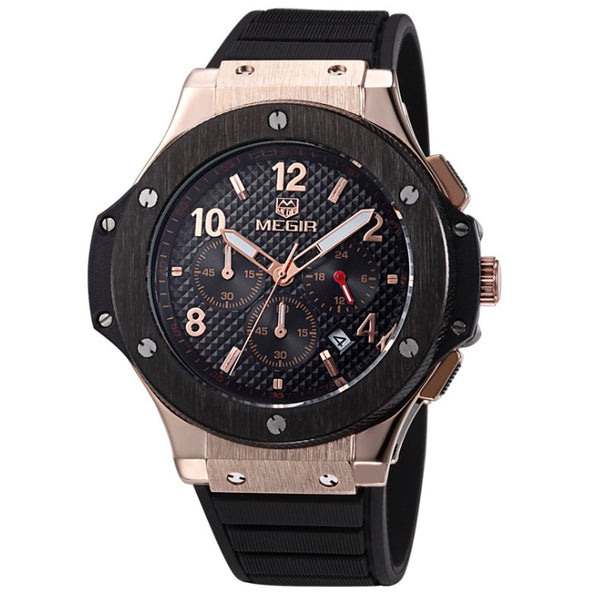 Watches Men Luxury Quartz Wrist Watch Male Sports Military Chronograph Watches - AccessoryWorldHub