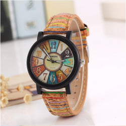 Casual Vintage Leather Women Quartz Wrist Watch Gift Clock - AccessoryWorldHub