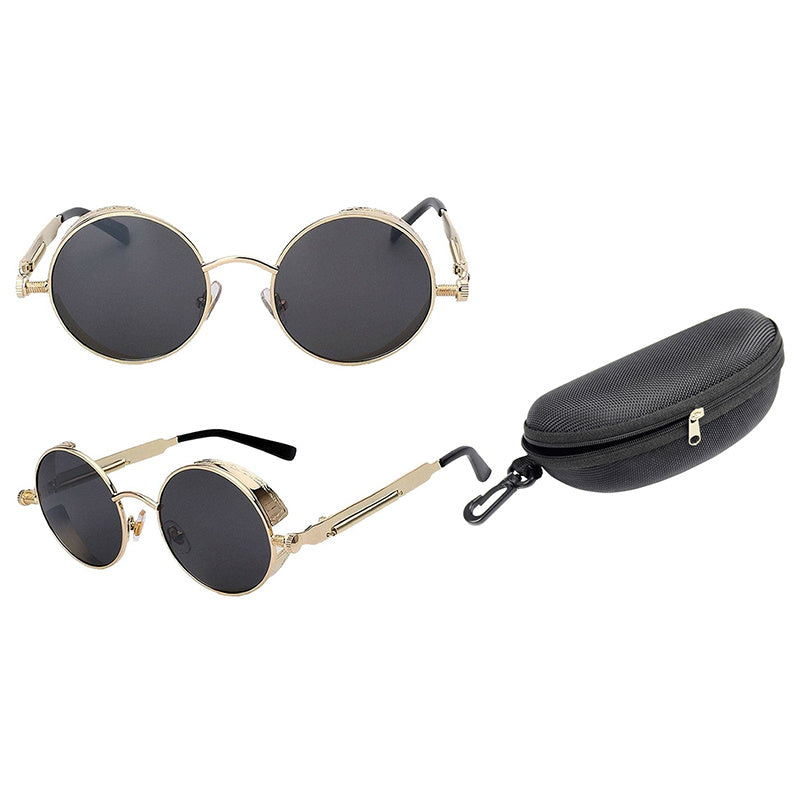 Austin Powers Vintage Round Metal Frame Sunglasses - AccessoryWorldHub