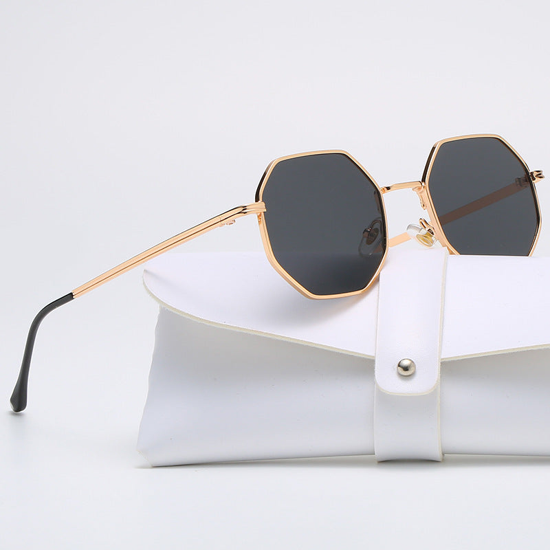 Metal Polygonal Sunglasses - AccessoryWorldHub