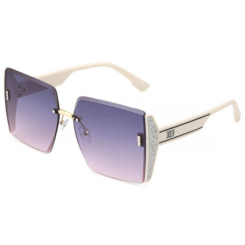 Fashion Sunglasses Square Rimless Cut-edge Summer Glasses - AccessoryWorldHub