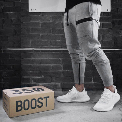 New Fitness Pants Casual Sweatpants Fashion High Street Trousers Pants Men Joggers - AccessoryWorldHub