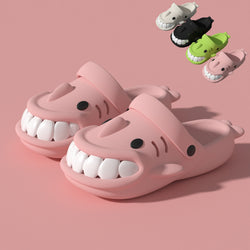 New Cute Funny Shark Slippers Summer Outerdoor Garden Shoes Indoor Non-Slip Floor Home Slipper - AccessoryWorldHub