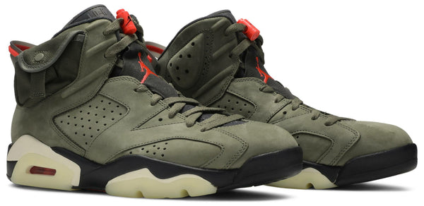 Nike MenTravis Scott x Air Jordan 6 Retro 'Olive