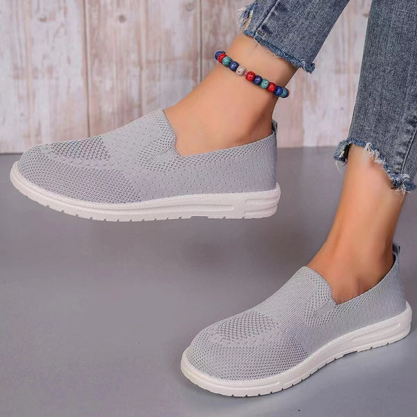 Leisure Pumps Round Toe Flat Bottom Flying Women's Shoes - AccessoryWorldHub