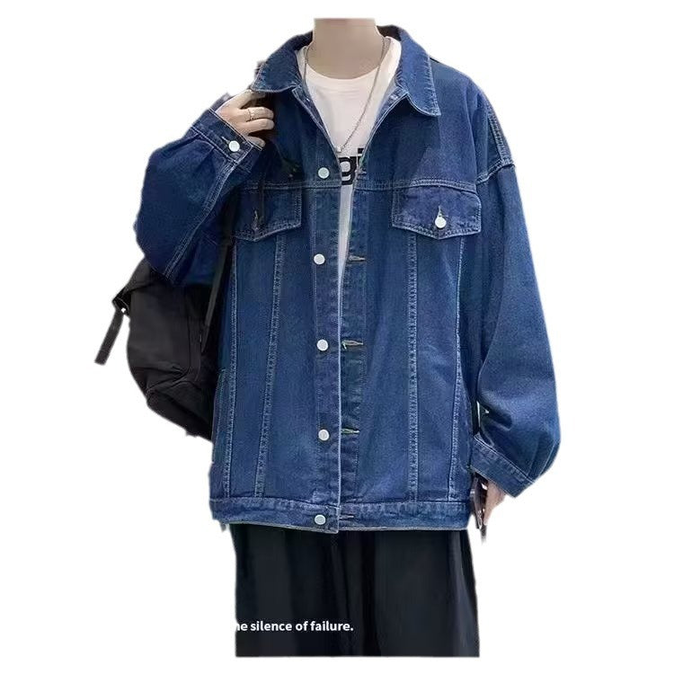 Ins Autumn Loose-fitting Denim Clothes Jacket - AccessoryWorldHub