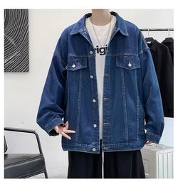 Ins Autumn Loose-fitting Denim Clothes Jacket - AccessoryWorldHub