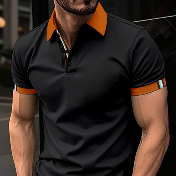 Men's Casual Button Solid Color Short Sleeves - AccessoryWorldHub