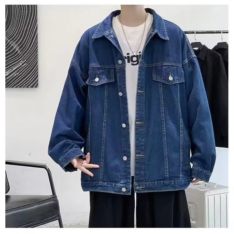 Ins Autumn Loose-fitting Denim Clothes Jacket - AccessoryWorldHub