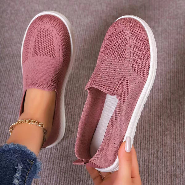 Leisure Pumps Round Toe Flat Bottom Flying Women's Shoes - AccessoryWorldHub