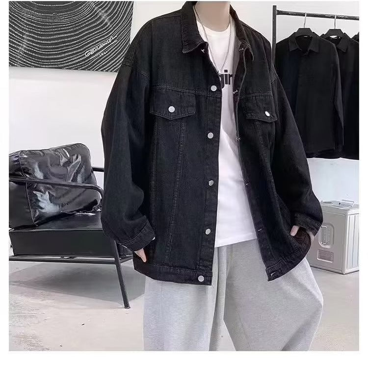 Ins Autumn Loose-fitting Denim Clothes Jacket - AccessoryWorldHub