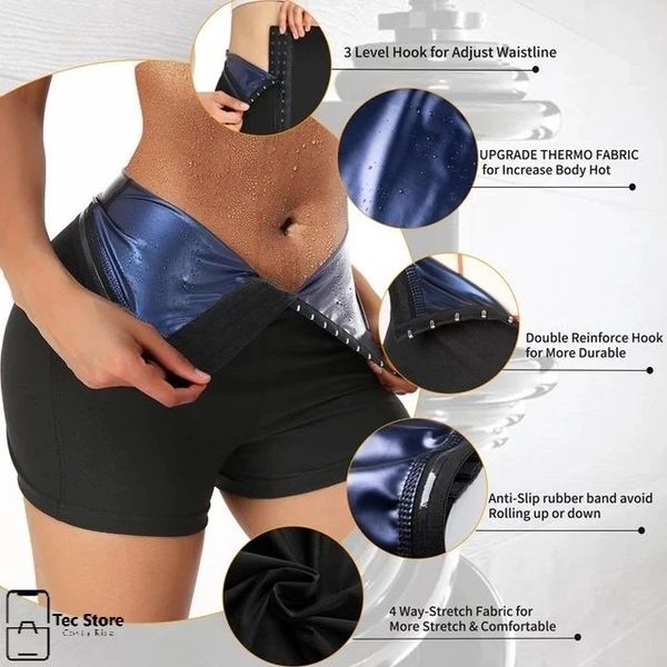 Slimming Pants Waist Trainer Shapewear Tummy Hot Thermo Sweat Leggings Fitness Workout Sweat Sauna Pants Body Shaper - AccessoryWorldHub