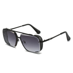 Gradient A Wire Fence Edge Retro Sunglasses - AccessoryWorldHub