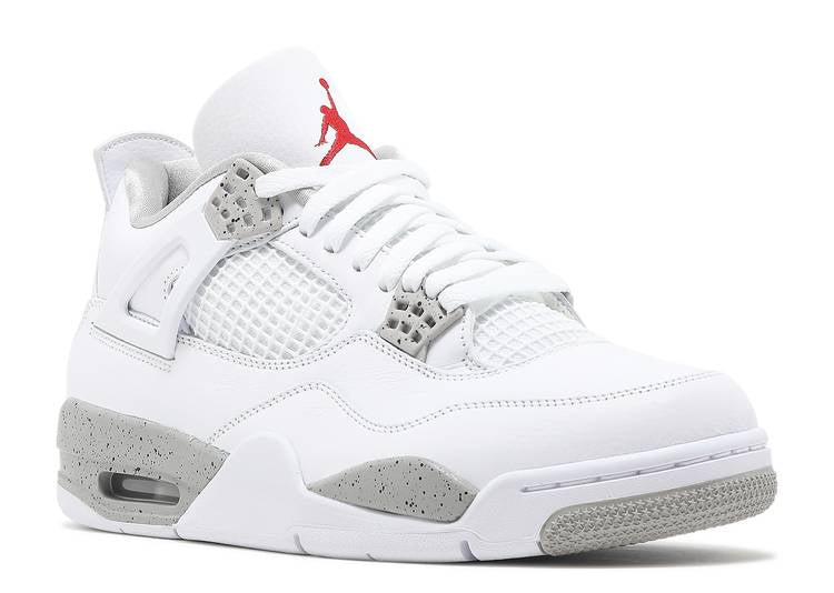 Nike Men AIR JORDAN 4 RETRO 'WHITE OREO' - AccessoryWorldHub