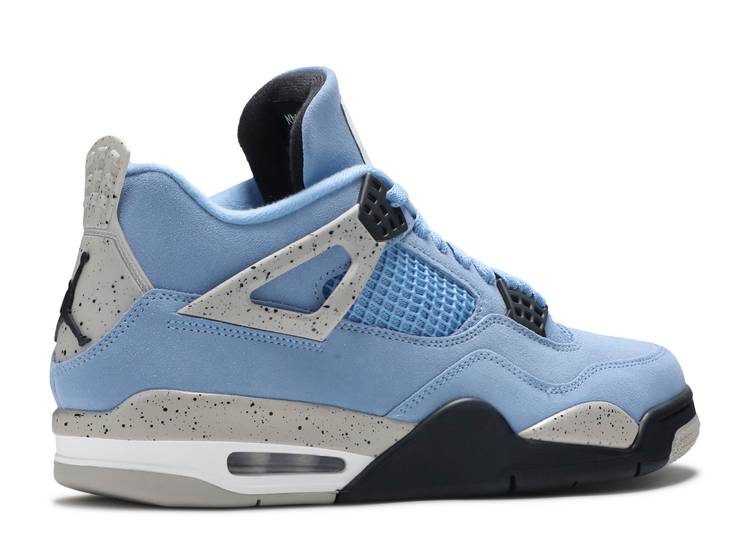 Nike Men AIR JORDAN 4 RETRO 'UNIVERSITY BLUE - AccessoryWorldHub