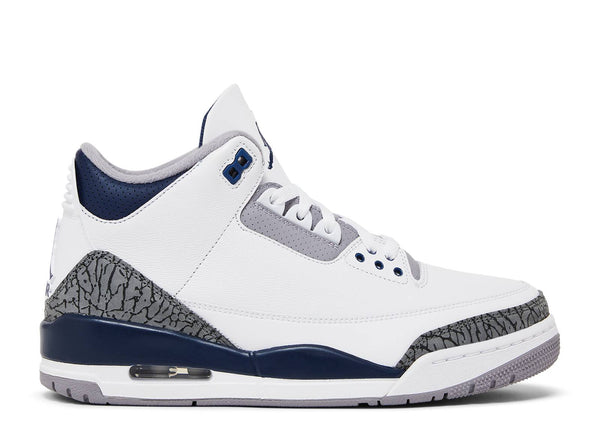 Nike Men AIR JORDAN 3 RETRO 'MIDNIGHT NAVY' - AccessoryWorldHub