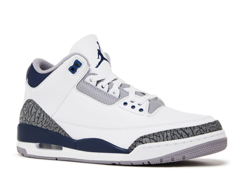 Nike Men AIR JORDAN 3 RETRO 'MIDNIGHT NAVY' - AccessoryWorldHub