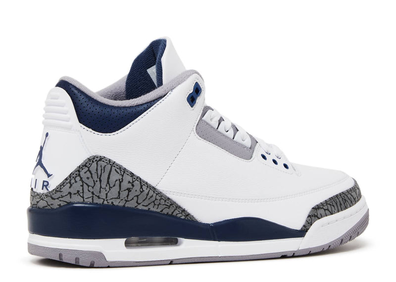 Nike Men AIR JORDAN 3 RETRO 'MIDNIGHT NAVY' - AccessoryWorldHub