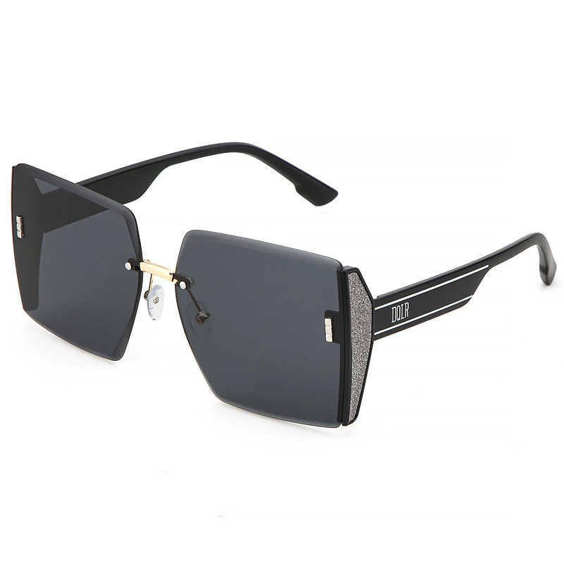 Fashion Sunglasses Square Rimless Cut-edge Summer Glasses - AccessoryWorldHub