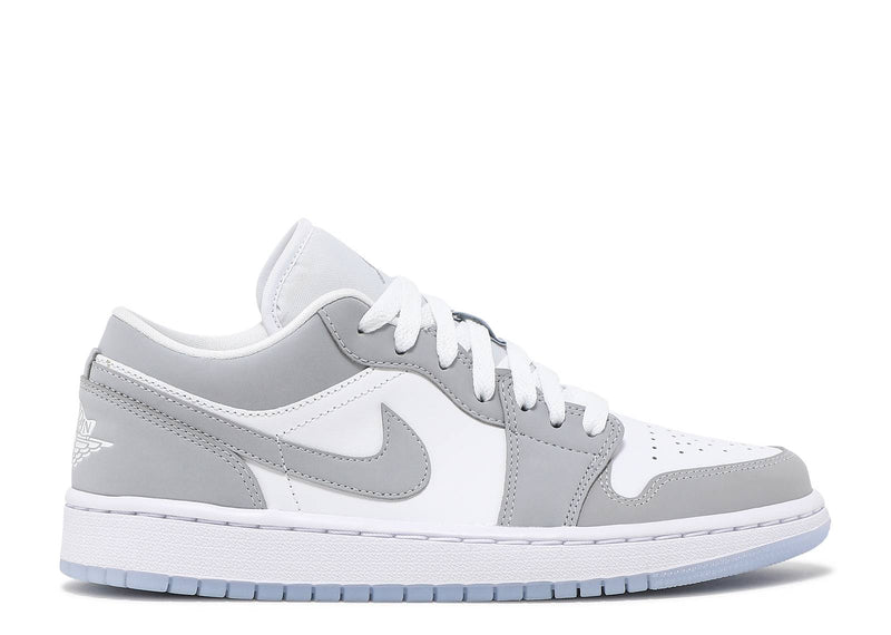 Nike MenWMNS AIR JORDAN 1 LOW WHITE WOLF GREY - AccessoryWorldHub