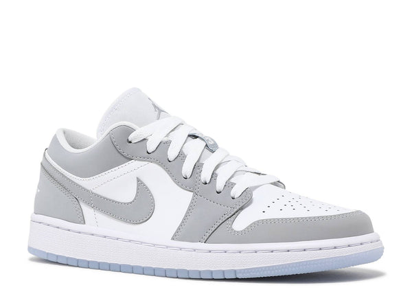 Nike MenWMNS AIR JORDAN 1 LOW WHITE WOLF GREY - AccessoryWorldHub