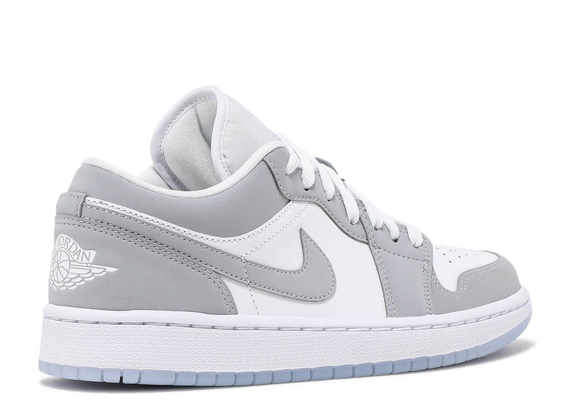 Nike MenWMNS AIR JORDAN 1 LOW WHITE WOLF GREY - AccessoryWorldHub